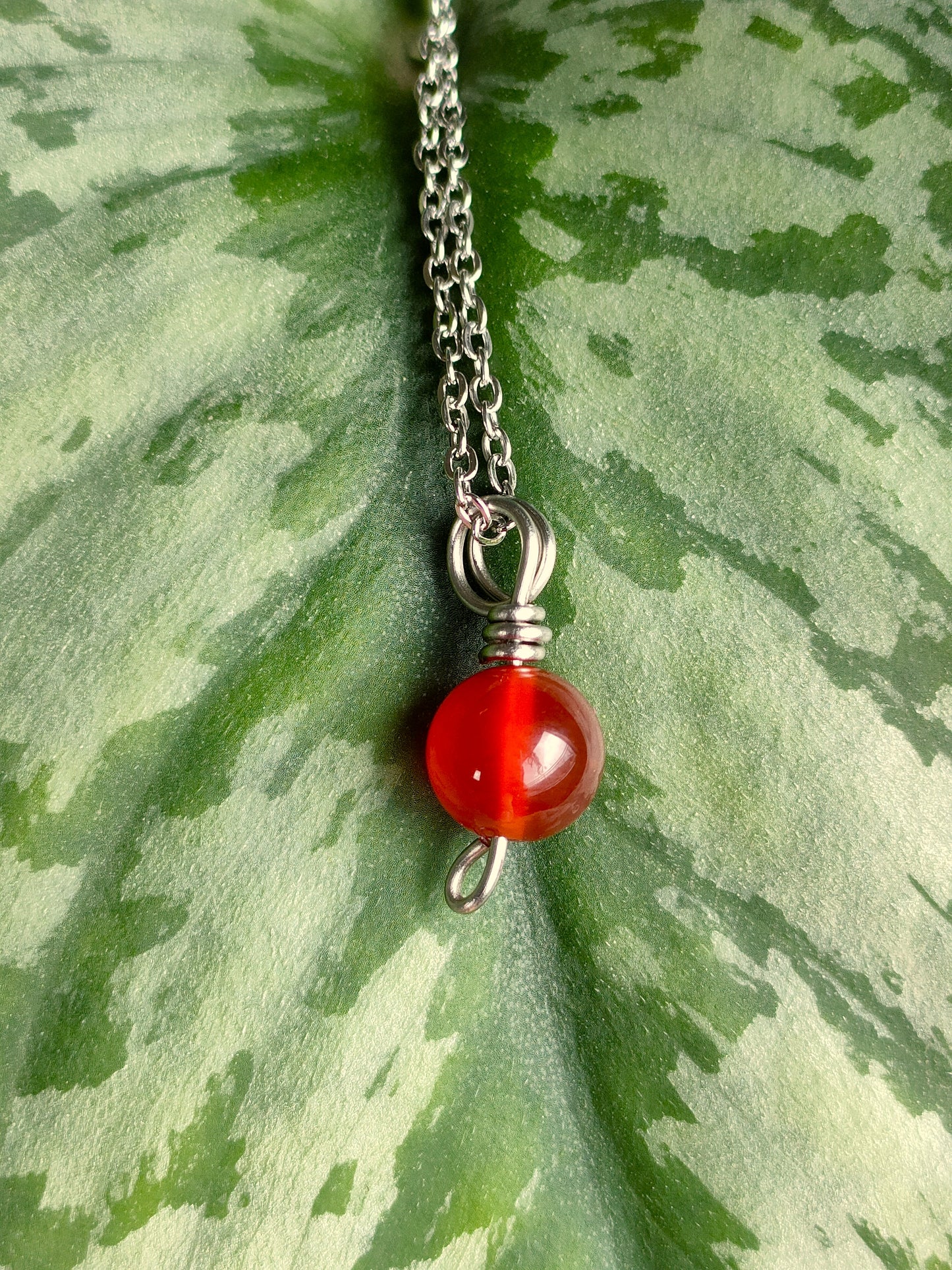 BIBBLE carnelian silver