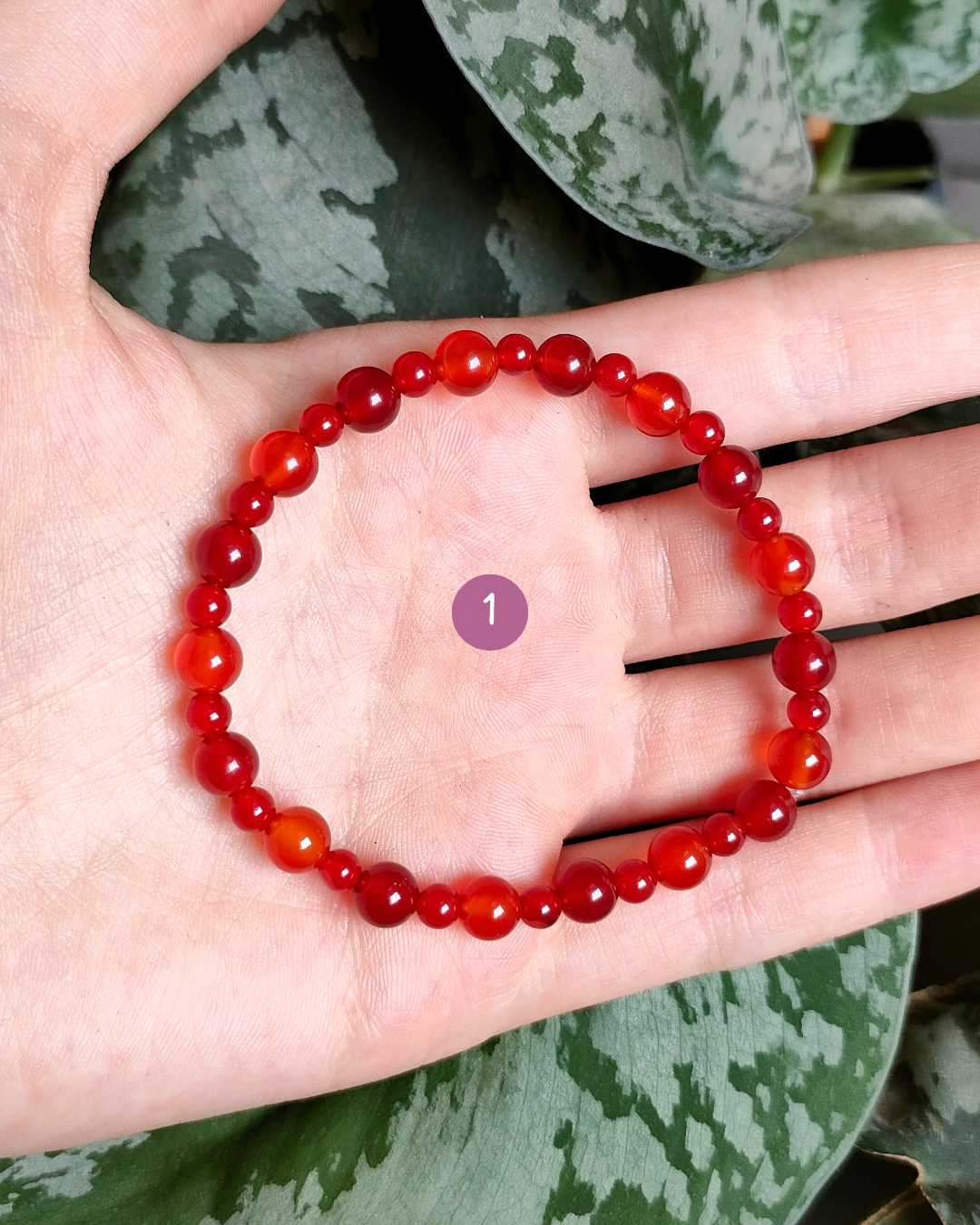 Bracciali corniola e ametista