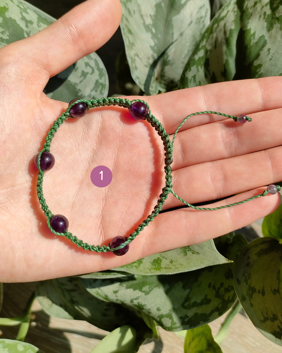 Bracciali ametista e corniola
