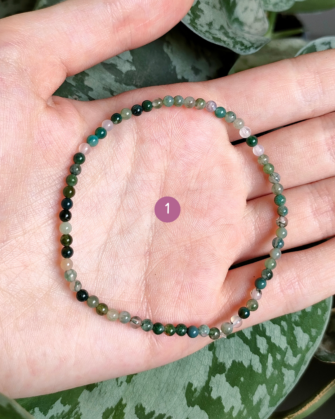 Bracciali muschio e fatina