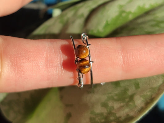 Tiger eye ring